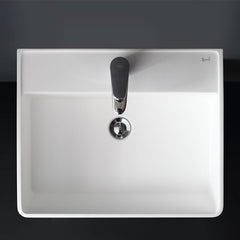 StoneArt Wastafel LZ207 - wit mat - 56x46