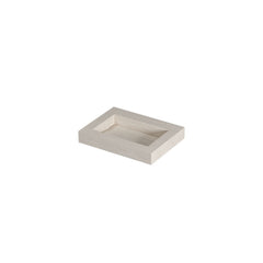 Ink Pitch meubelwastafel 60x45cm keramische slab - zonder kraangat - travertin mat
