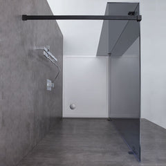 AWT Duschwand Walk-in Dusche LY1001-B schwarz 100x210