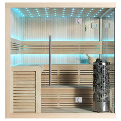 AWT Sauna E1115B Hemlock 200x200 9kW Cilindro