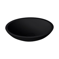 StoneArt Wastafel LC116 -mat zwart - 38x38cm