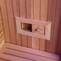 AWT Sauna E1244B red cedar 180x150 9kW Kivi