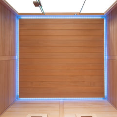 AWT Sauna E1614C-IR Hemlock 160x150 ohne Ofen