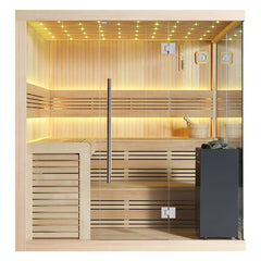 AWT Sauna B1115B Hemlock 200x200 9kW EOS BiO-Cubo