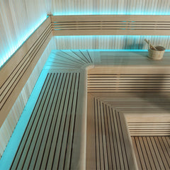 AWT Sauna B1111 XL Hemlock 250x250 9kW EOS BiO-Cubo