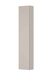 Ink Hoge kast Hoge kast 1 deur links/rechts greeploos incl. spiegel aan de binnenzijde mat kasjmier grijs 35x20x169cm - 1241108