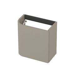 Ink Concept R fonteinonderkast afgerond 40x22cm voor greep - front vlak - links - mat creme cotton