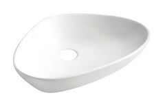 Elite waskom rond 58,5 x 39 x 14 cm keramiek glans wit