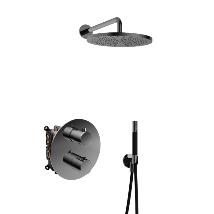 Hotbath ADS20 - actieset - inbouw doucheset - 20cm douchekop - staafhanddouche - wand arm