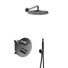 Hotbath ADS20 - actieset - inbouw doucheset - 20cm douchekop - staafhanddouche - wand arm