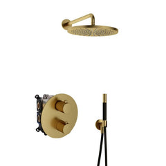 Hotbath ADS20 - actieset - inbouw doucheset - 20cm douchekop - staafhanddouche - wand arm