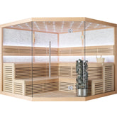 AWT Sauna E1101 XL Hemlock 250x250 9kW Cilindro