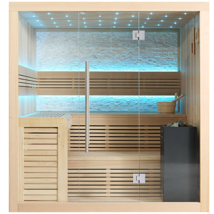 AWT Sauna B1102B Hemlock 200x170 9kW EOS BiO-Cubo