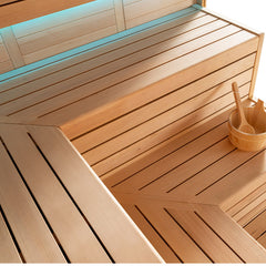 AWT Sauna E1613A Hemlock 220x200 ohne Ofen