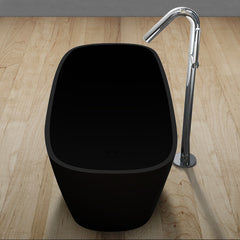 StoneArt Vrijstaand Badkuip BS-528 zwart 175x75 mat