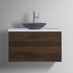 StoneArt Wastafel LC116betongrijs 38x38cm mat