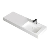 StoneArt Wastafel LP4514R - wit mat - 40x48cm