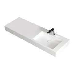 StoneArt Wastafel LP4514R - wit mat - 40x48cm