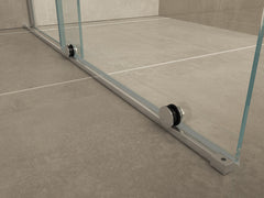 Rolso verleng inloopdouche 1000 x 2000 x 10 mm helder glas/chroom
