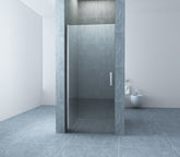 Cerra eco nisdeur 800 x 1950 x 6 mm nano helder glas/chroom