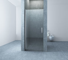 Cerra eco niche door 1000 x 1950 x 6 mm nano clear glass/chrome