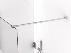 Eco walk-in shower 1200 x 2200 x 8 mm nano clear glass/chrome