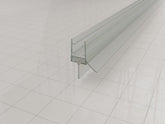 Rubberen waterkering 200 x 0,6 cm transparant