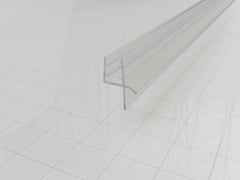 Type 2 rubberen waterkering 200 x 0,5 cm transparant