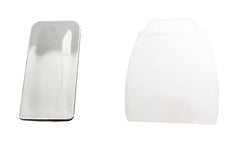 plastic chrome cover cap wall profile