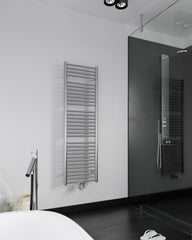 Instamat Inox Rechte Elektrische radiator - 600W - 149x60,5cm - RVS Geborsteld - IS150.50ES02