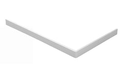 Front panel with legs for shower tray 160 x 90 x 4 cm gloss white