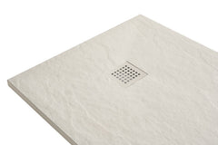 Stonea douchebak antislip composiet 1000 x 1000 x 30 mm inkortbaar beige
