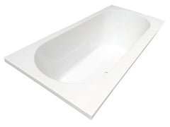 Portus RD Built-in Duo Bathtub 170x70x43 cm Gloss White