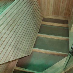 AWT Sauna E1211A populier 220x220 9kW Cilindro