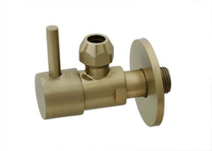 Minimal Hoekstopkraan 3/8" x 3/8" of knel 10 mm geborsteld messing