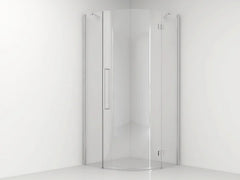 Van Rijn ST05265 douchecabine kwartrond 90x90cm chroom - ST05265ZW