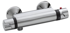 Universal thermostatic shower mixer 12cm chrome