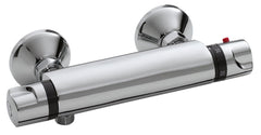 Universal thermostatic shower mixer 15cm chrome