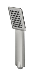 304 square hand shower 1 spray brushed stainless steel