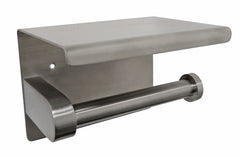 Brush toilet roll holder stainless steel