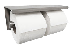 Brush double toilet roll holder Stainless steel