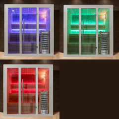 AWT Sauna E1215B populier 180x150 9kW Cilindro