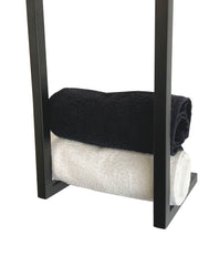 Loft towel rack 95 x 25 x 20 cm matte black