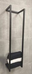 Loft towel rack 95 x 25 x 20 cm matte black