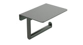 Alonzo toiletrolhouder met planchet gunmetal PVD