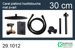 One-pack built-in thermostatic mixer set round type 303 MZ (30cm)