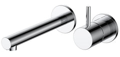 Built-in basin mixer chrome