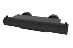 Style thermostatische badmengkraan waterval cooltouch mat zwart