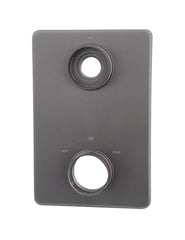 Caral verlengset afbouwdeel 2 weg gunmetal PVD