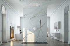 Ufo hoofddouche plafond rond inbouw 50 cm chroom